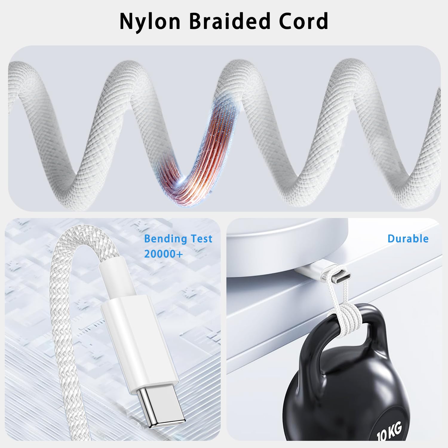 Amazon.com: 2 Pack Keyboard Charger Charging Cable Cord for Apple